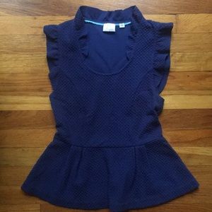 Anthropology peplum top